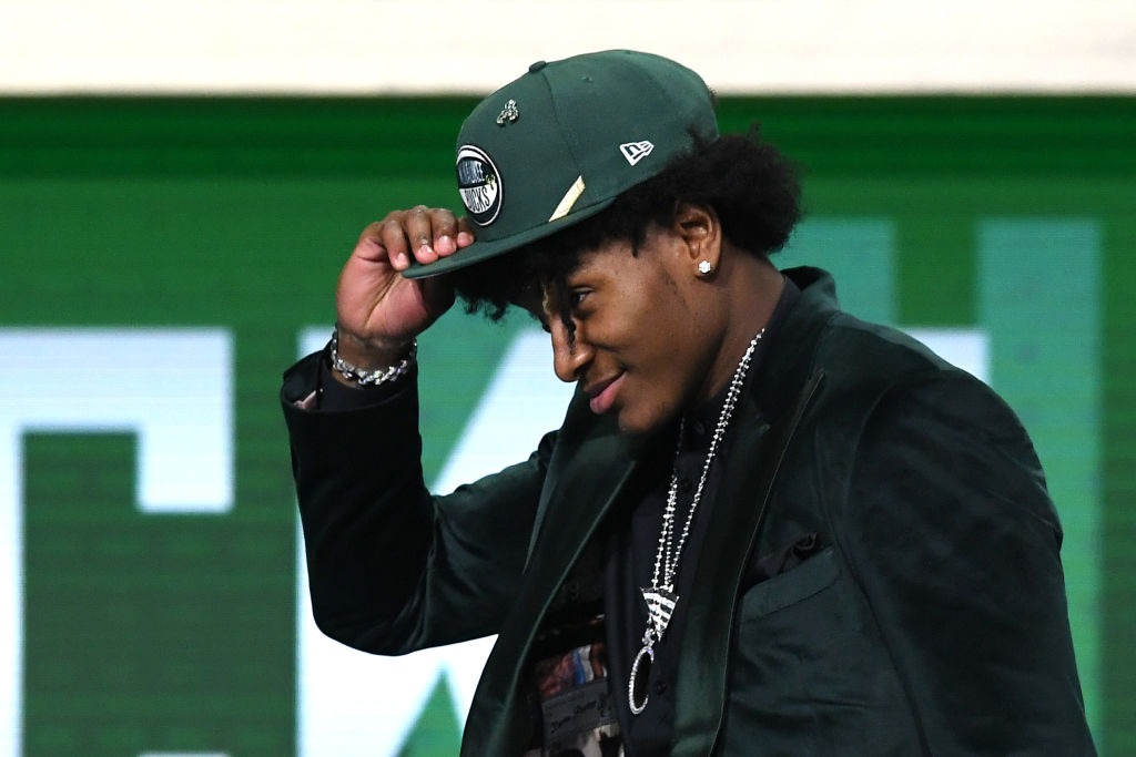 Kevin Porter Jr., el día de su elección en el draft.